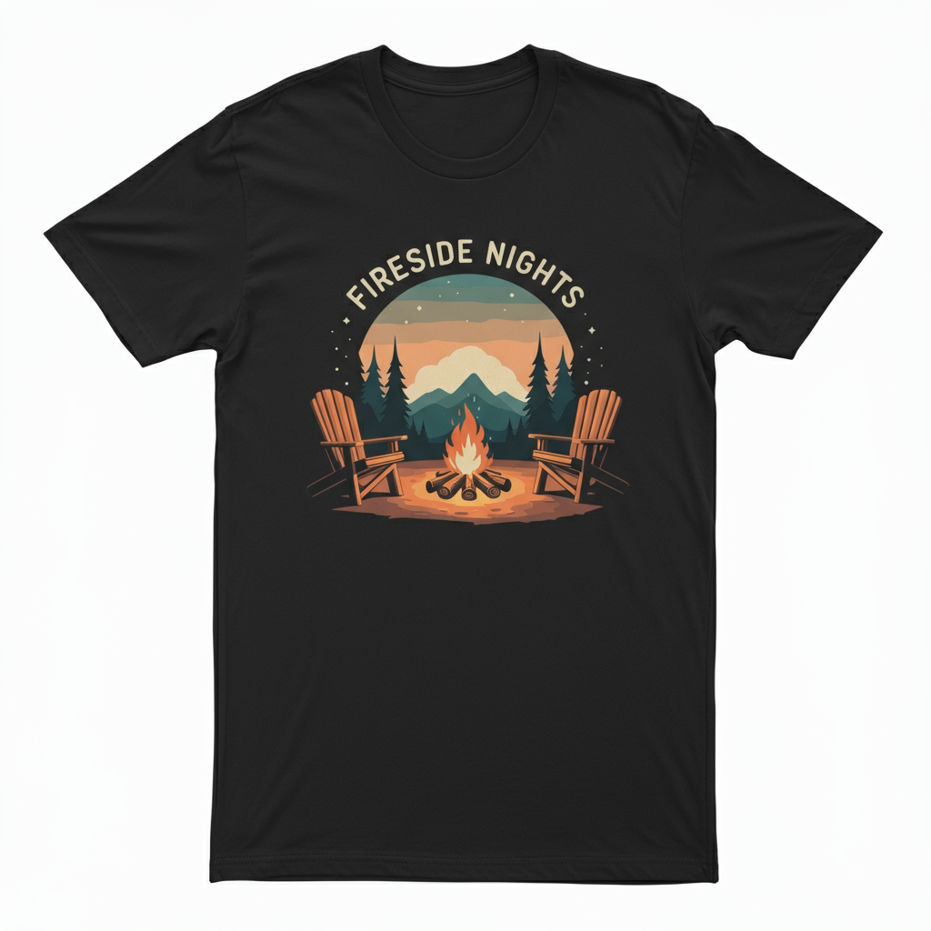 Fireside Nights Camping T-Shirt