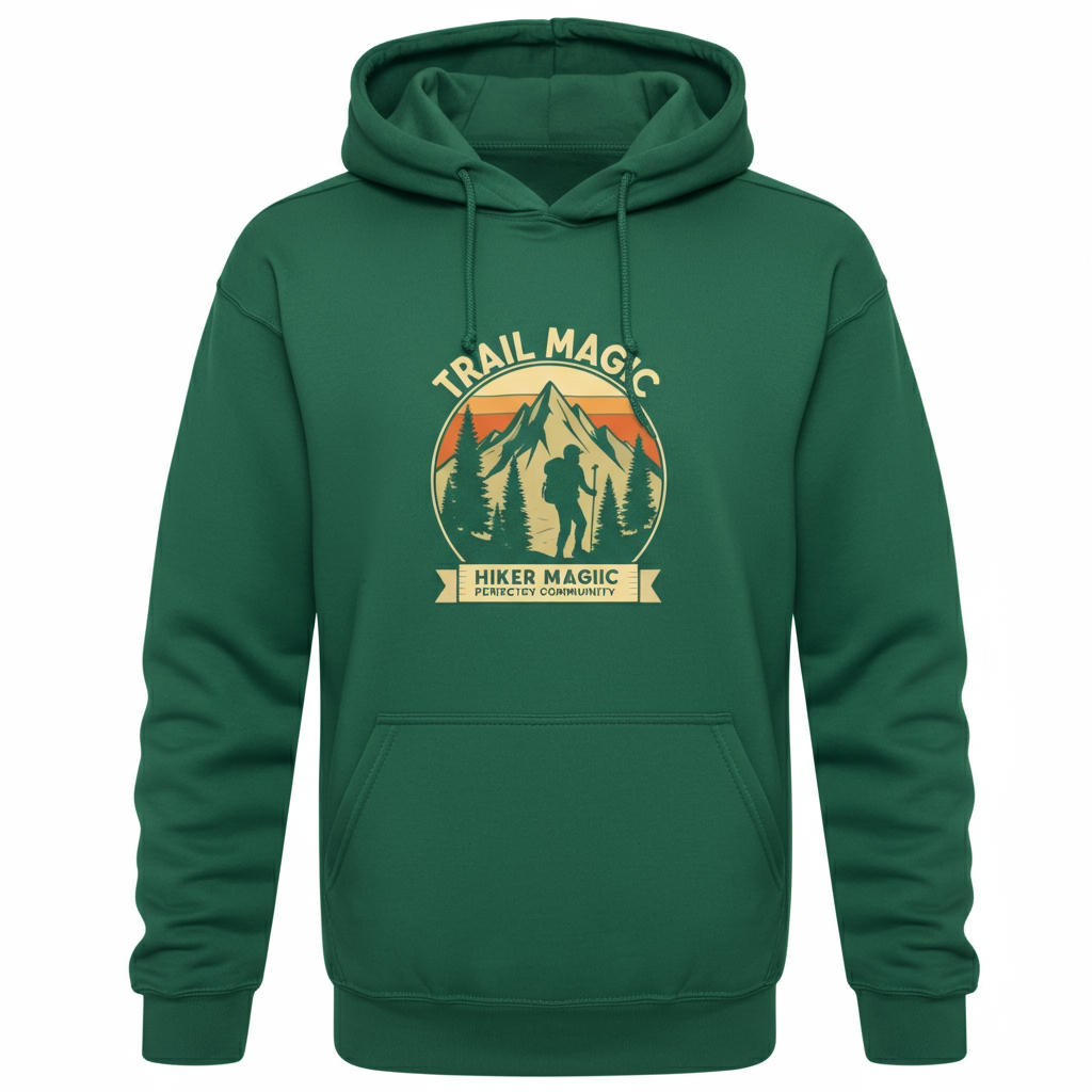 Retro Mountain Adventure Hoodie