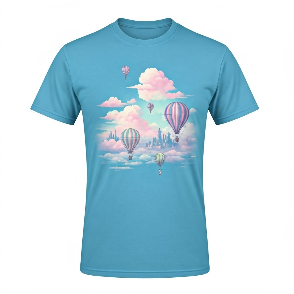 Whimsical Sky Adventure T-Shirt