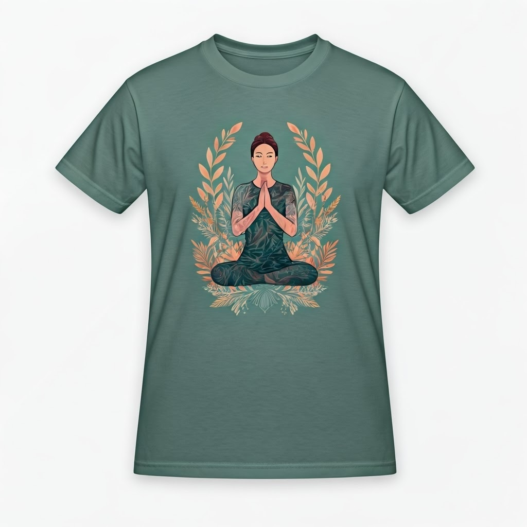 Tranquil Botanicals Meditative Yoga T-Shirt