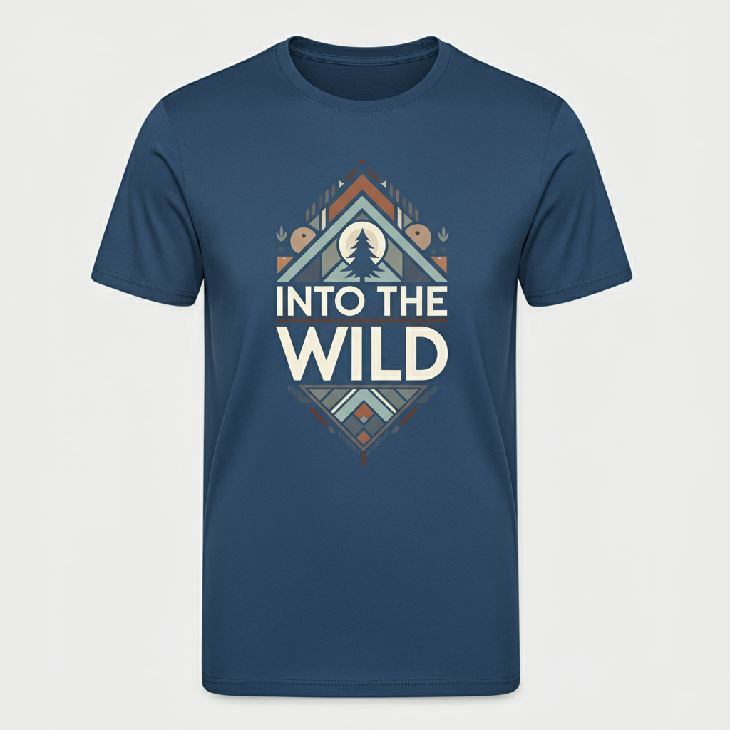 Symmetrical Nature Adventure T-Shirt