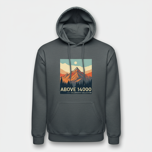 Retro Mountain Adventure Hoodie