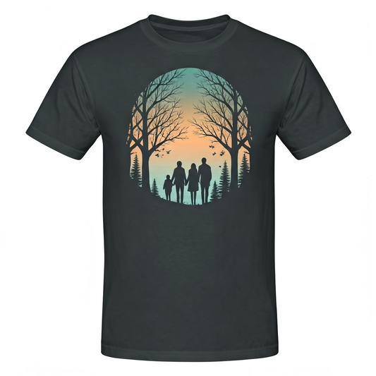 Nature's Embrace Silhouette T-Shirt