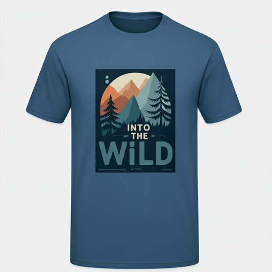 Into The Wild Retro Landscape T-Shirt